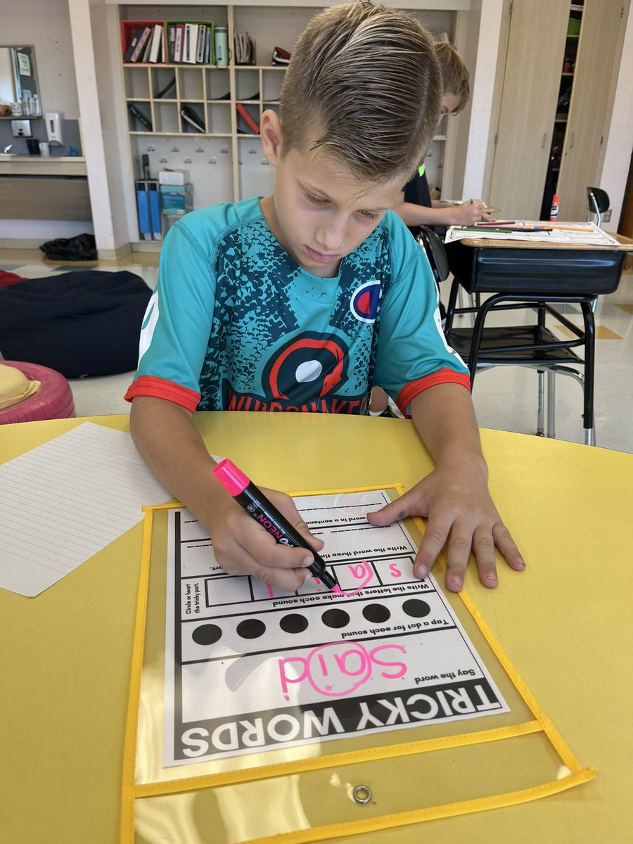 Jumping right into working on our trick words! 📝 🍎 <a href="/SachemWaverly/">Waverly Ave Elementary</a>
