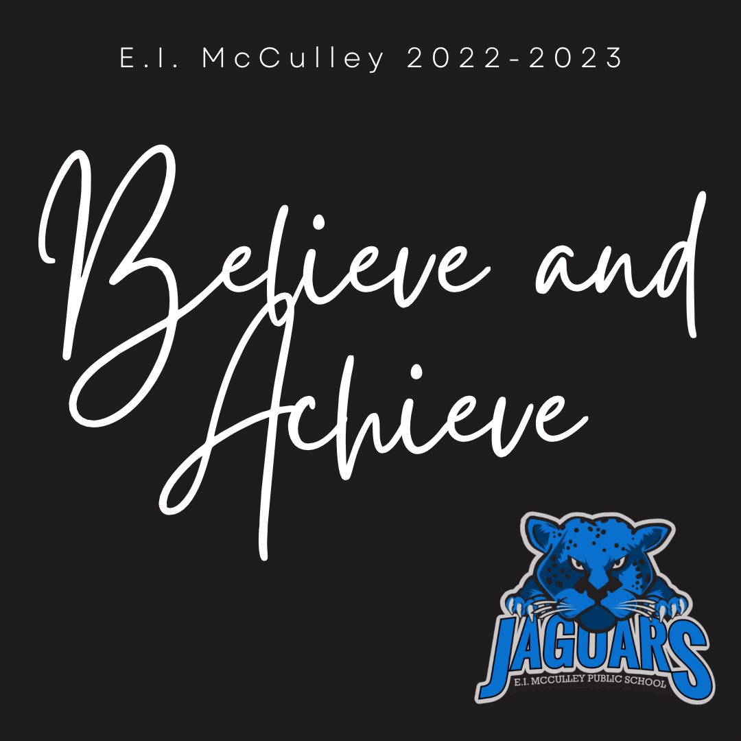 E.I. McCulley (@eimjaguars) on Twitter photo Our Grade 8s have decided on our motto for the year and presented it at a school assembly! Strong demonstration of leadership to start the year! #JaguarPride #BelieveandAchieve <a href="/dsbn/">District School Board of Niagara</a> Our Grade 8s have decided on our motto for the year and presented it at a school assembly! Strong demonstration of leadership to start the year! #JaguarPride #BelieveandAchieve <a href="/dsbn/">District School Board of Niagara</a>
