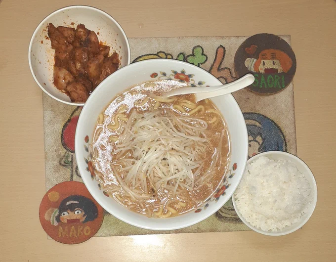 ゆるせ、昨日とほぼ同じ晩御飯 