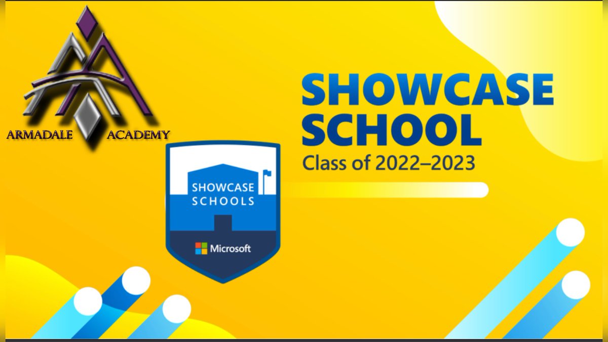 We did it! After over two years of upscaling ourselves and relentlessly improving our use of O365 via @glowScot , Armadale Academy has been accepted as a Microsoft Showcase School. This could never have been done without the resilience from parents, staff and students!#MIEExpert