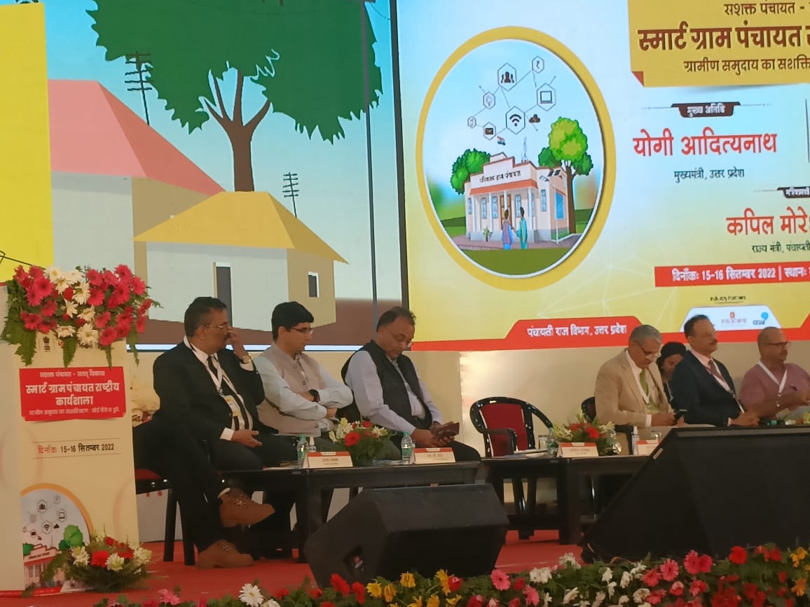 PatankarRishi's tweet photo. Feeling privileged☺️✨ to speak at 'Smart Village Panchayats: Empowering Rural Communities; Leaving No One Behind’ conference' organised by MoRD at Lucknow @academy_csc @CSCegov_ @ceo_csc @PMGDISHA @Tele_Law @GoI_MeitY https://t.co/BKh1KUWzWN