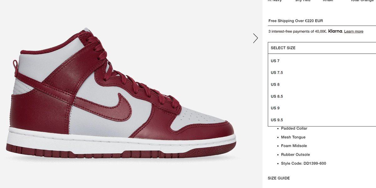 raffle_sneakers's tweet photo. RESTOCK 

Nike Dunk High Retro Dark Beetroot on Slamjam

WORLDWIDE SHIPPING

https://t.co/HKgm9MOMvV https://t.co/AFKNvbWuiB
