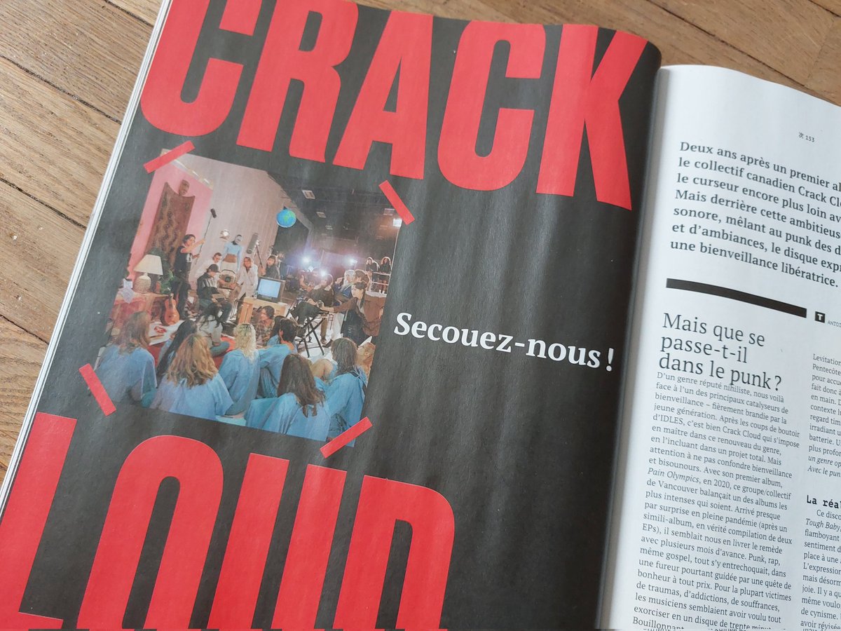 ⚡️ Crack Cloud en grand, et en interview, dans Tsugi ce mois-ci • Album 'Tough Baby' dispo demain sur Meat Machine • En tournée en Oct/Nov