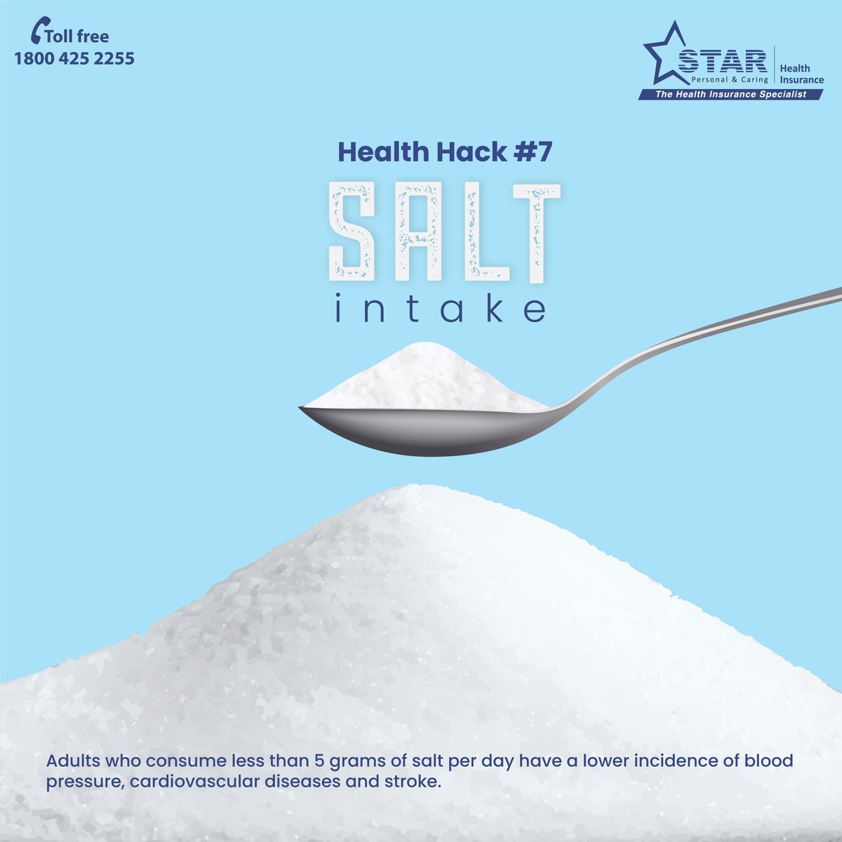 StarHealthIns's tweet image. If you routinely consume processed foods, it’s important to know they can contain high levels of salt. Watch your salt intake to prevent health problems.
  
#SaltIntake #StarHealth #StarHealthInsurance #StarHealthHacks 

Learn more to know about salt :bit.ly/3BhJxyW