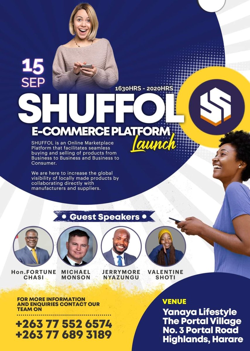 We are excited to be invited as Fast D to this launch at  <a href="/YanayaLifestyle/">Yanaya</a> Highlands Portal.Thank you <a href="/ShuffolE/">Shuffol Ecommerce</a> ZW for choosing Fast D as your logistics partner in delivering your products door to door to your Valued Clients.

fastdelivery.co.zw