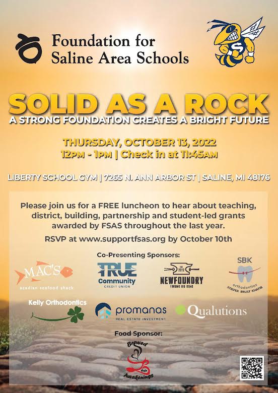 Lunch is on us! Please reserve your spot at the FREE Fall Luncheon to hear about all the great teaching, district, building, partnership and student-led grants that were awarded by FSAS throughout the last year.
ow.ly/YEJU50KK79J