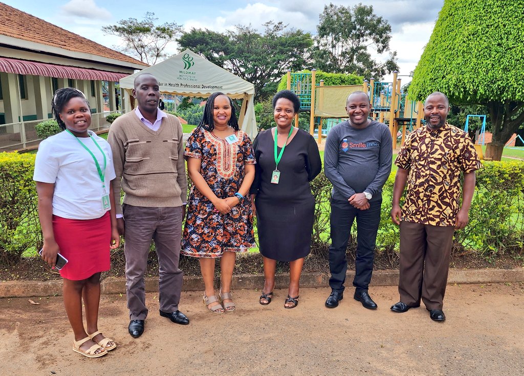 JayngigeM's tweet photo. Productive conversations with the @MildmayUganda MIHS team on health systems strengthening. Our partnership has helped provide care for close to 100 patients with cleft within the last year @corsuhospital and @kirudduNRH Looking forward to more positive impact @SmileTrainAfric https://t.co/mdst4W3E0e