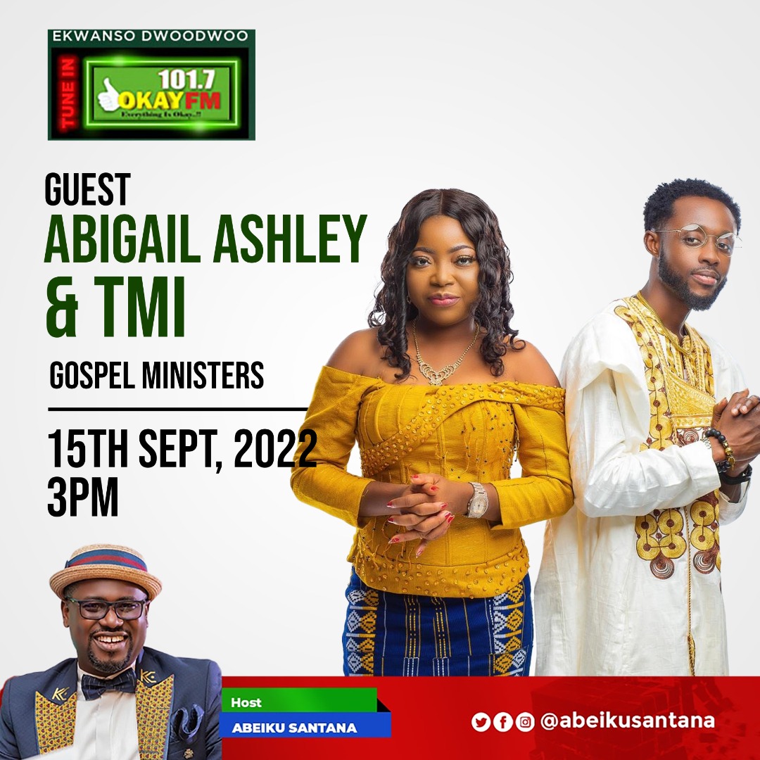 Stay glue today Fam #AsedaNdwom🎺✨ #Radiotour # <a href="/AbigailAshley_/">abigail ashley</a>  &amp; Myself" TMI  on <a href="/okay101/">shittu</a>.7fm Ekwanso dwodwo with Abeiku Santana #Lezgo