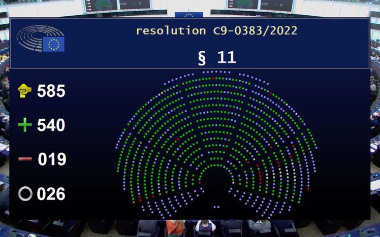 With a vast majority, European Parliament calls for an end to extractive activities in sensitive ecosystems in Uganda in relation to <a href="/TotalEnergies/">TotalEnergies</a> 🌎 biggest heated pipeline: EACOP. Big win for the activists 🔥

Yet the text falls short in calling for an end to EACOP

#StopEacop