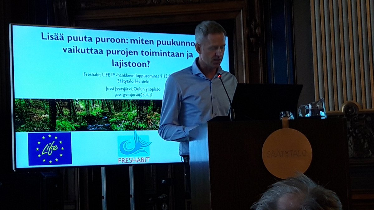 <a href="/JJJussi/">Jussi Jyväsjärvi</a> <a href="/StreamUnioulu/">Stream Ecology UniOulu</a> ryhmästä kertoo miksi purokunnostukset eivät aina onnistu #freshabit