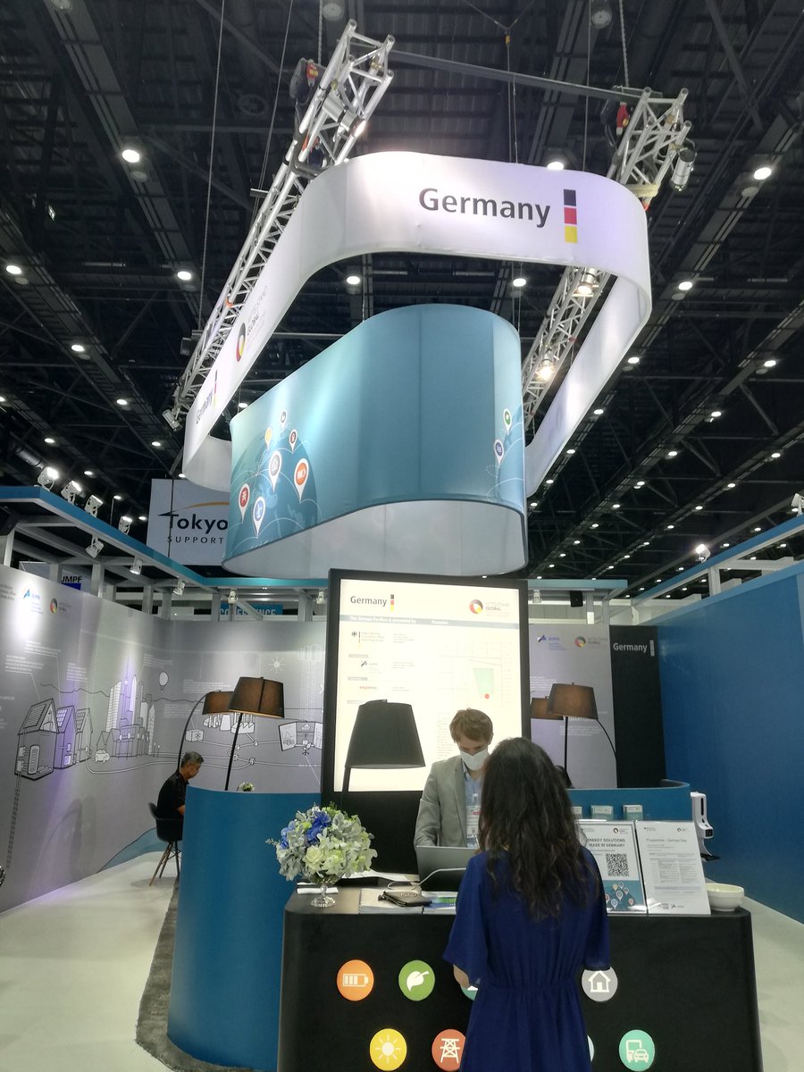 GermanAmbTHA's tweet photo. 🇩🇪 technology in 🇹🇭 #ThaiWaterExpo2022.  #MadeInGermany can help to achieve #sustainability. One example: Biogas to reduce waste and increase energy production. https://t.co/wZXnAQd8WL