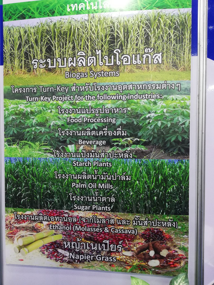 GermanAmbTHA's tweet photo. 🇩🇪 technology in 🇹🇭 #ThaiWaterExpo2022.  #MadeInGermany can help to achieve #sustainability. One example: Biogas to reduce waste and increase energy production. https://t.co/wZXnAQd8WL