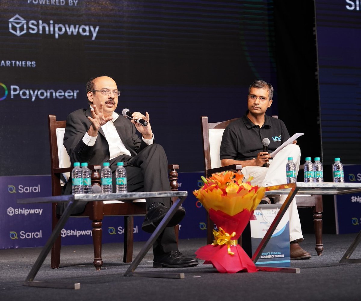 Unicommerce_'s tweet photo. #Saral2022: It was a pleasure for Unicommerce to host @shireeshjoshi, Chief Business Officer at Open Network For Digital Commerce ( @ONDC_Official ) at #Saral2022 as Guest of Honor.
#saral2022 #ecommercesellingsimplified #ecommerceseller #ondc #acevector https://t.co/kDIr5VGs43