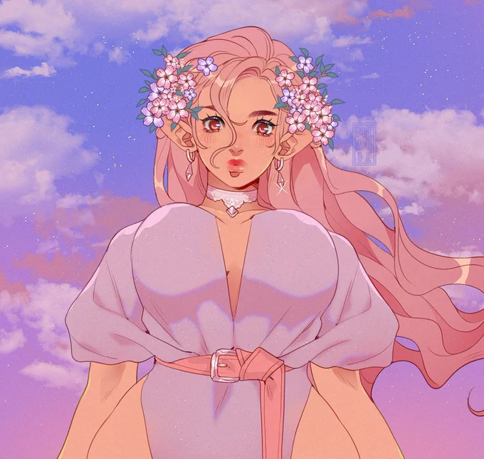 kofi request for  turned more into a perspective practice but I like the anime vibes it gives off #art #animeart 