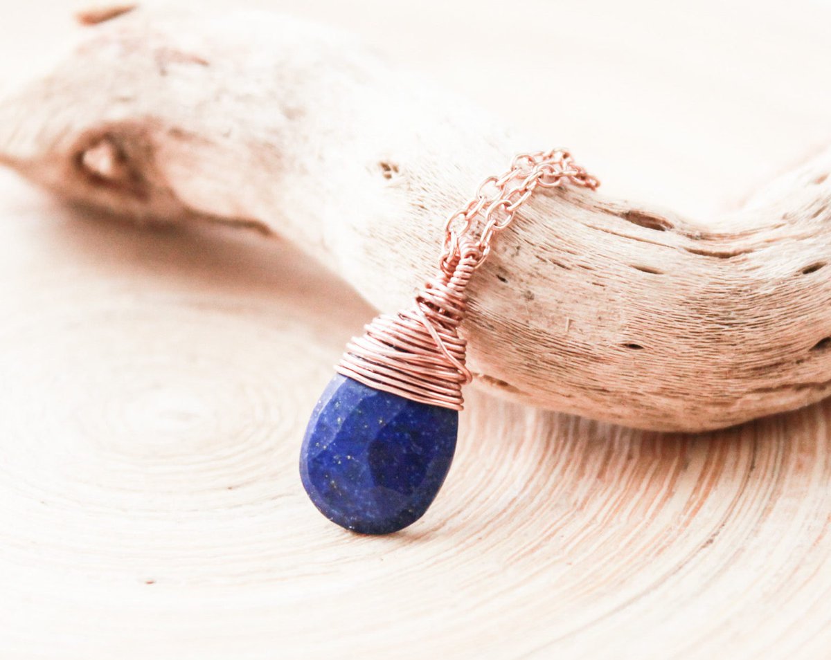 SoumikZion's tweet photo. pis Lazuli gemstone briolette. Rose gold necklace, September birthstone gift. Wire wrapped gemstone drop - Lapis lazuli necklace. Gifts
#wire #GemstoneBriolette #LapisLazuli #lapis #GoldNecklace #GemstoneDrop #September #EverywhereUR
👉https://t.co/k6hZNTOlKB https://t.co/CVUw0tG99b