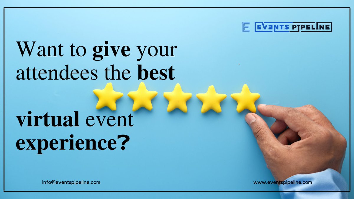 Want to give your attendees the best virtual event experience❓

✅Personalization is the key to offering your attendees the best experience.

✅With Events Pipeline, you can personalize your attendee's experience by planning event activities &amp; sessions based on their preferences
