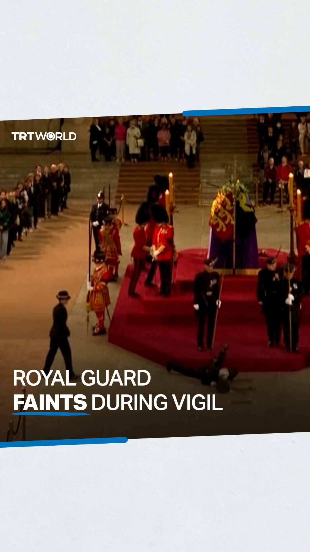 TRT World on Twitter "A royal guard fainted and fell to the floor