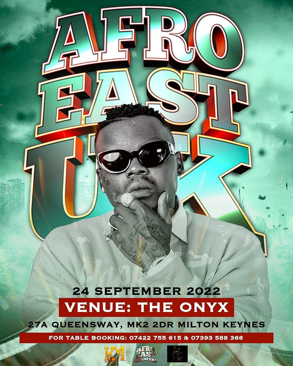 Tymilyfe's tweet photo. Konde Boy @harmonize_tz and I will be blazing it up at the @afroeastuk fest 2022

24th | September | 2022

@ ONYX VENUE in MILTON KEYNES MK2 2DR

Grab your early bird tickets here
https://t.co/cueXoeIPNr
Infolines +447393588366 |+447422755615 https://t.co/EMYq9to1n9