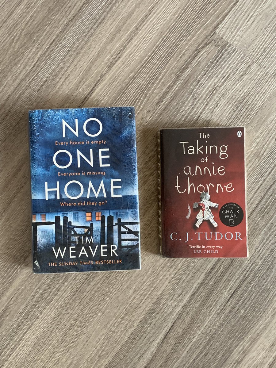 iClaireLoves's tweet photo. Went to the library today, first time since Covid happened and look at what I’ve got!!! @TimWeaverBooks #NoOneHome and @cjtudor #TheTakingOfAnnieThorne omg I’m SO thrilled! ❤️ #CrimeFiction #bookreviewer #ReadAndReview #library #bookswag #book https://t.co/EivnW85Bls