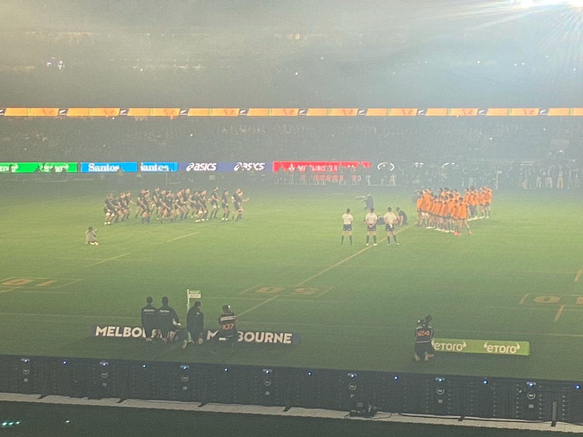 Yes we're here. Supporting the Wallabies v All Blacks, Rugby Championship live at Marvel Staduim in Melbourne along with our team and guests.

Come on Wallabies, make us proud! #bledisloecup2022  #wallabies #allblacksrugby #supportingrugbyworldcup <a href="/araisservices/">ARA Indigenous Services</a>