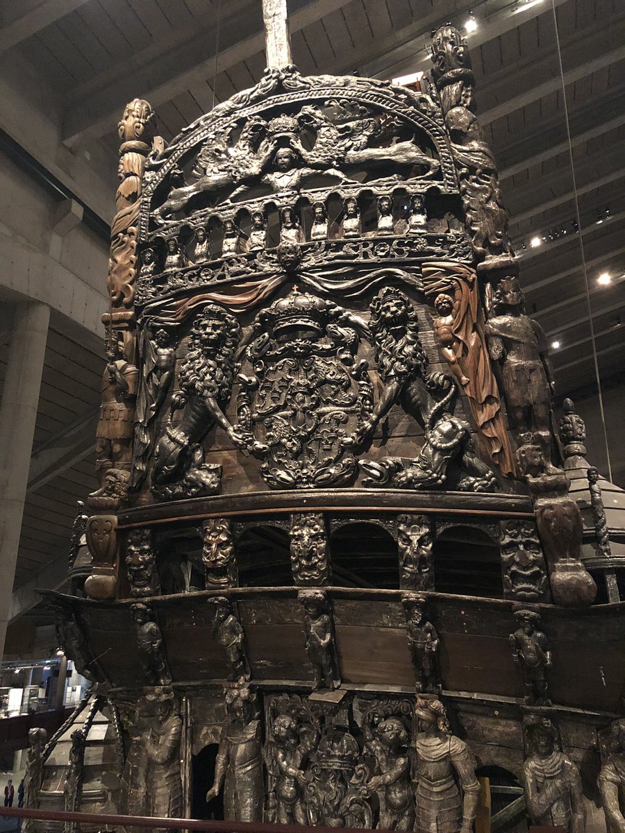 Willis168's tweet photo. @shiphitspod me and my wife checked out the Vasa on our Europe trip in 2017. It’s insane in person, I don’t think I even remembered the story about it until listening to the pod and thought “I’ve seen that thing!” https://t.co/NYPh3nbrfA