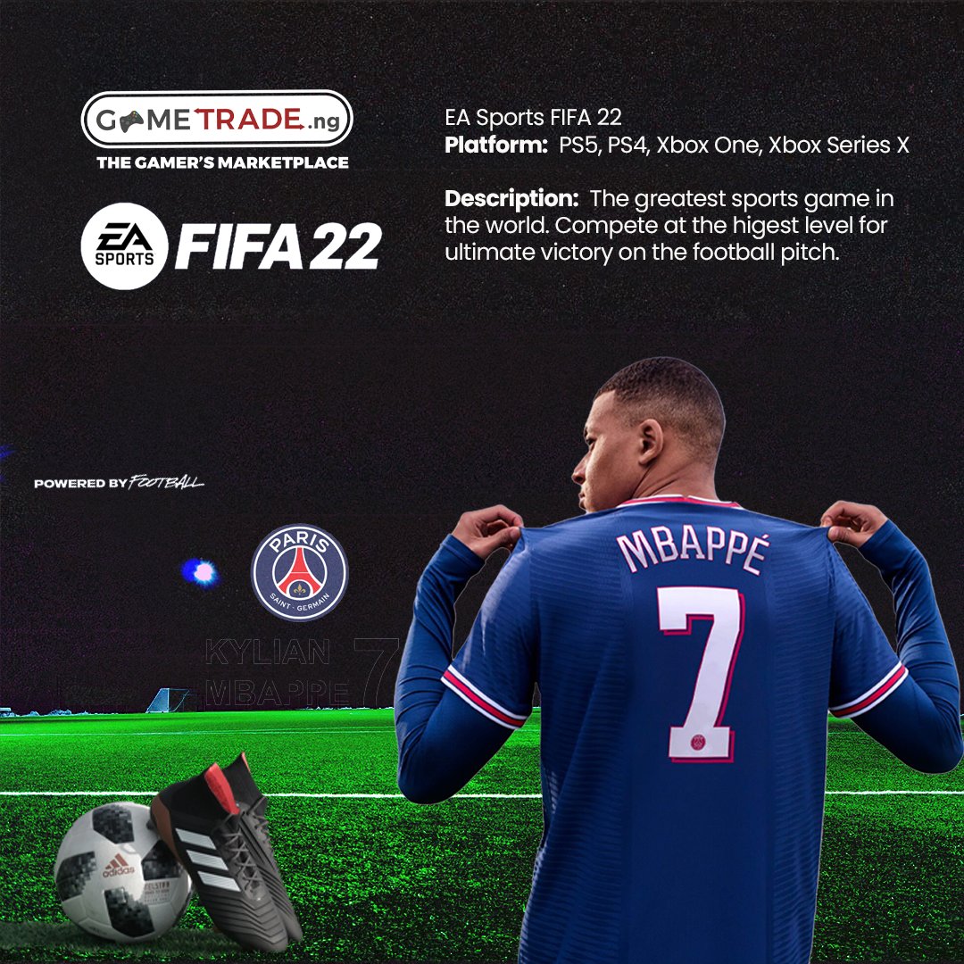 gametradeng's tweet photo. #FIFA22
Available For PlayStation 4, PlayStation 5, Xbox One, Xbox Series X https://t.co/U4gZkhF4WU