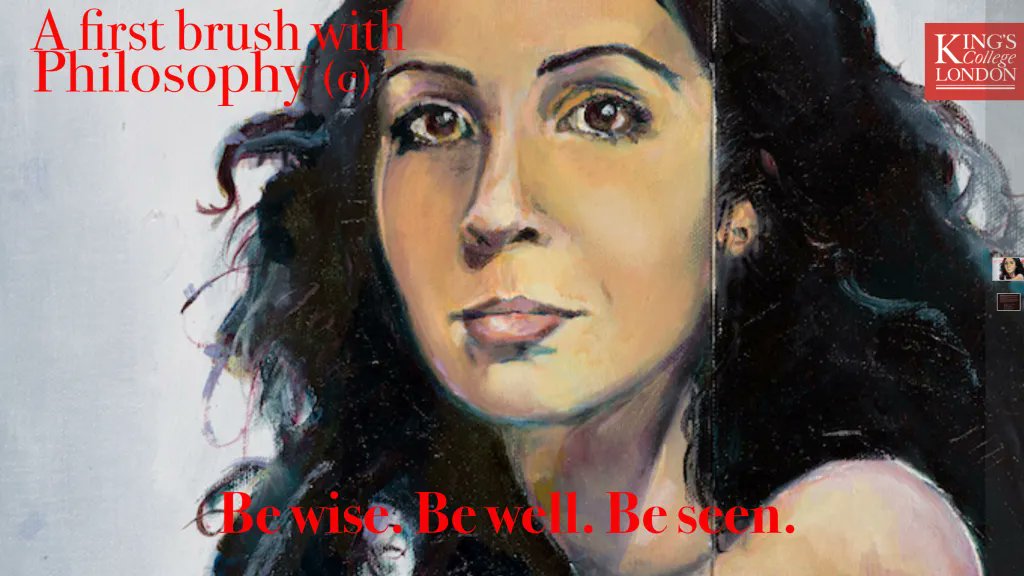 Sign up now for our exciting event where you can discuss a philosophical puzzle with a philosopher and have your portrait done in the process! Register for your free ticket below. We'll be running the workshops on the 13/10, 14/10, 17/10 and 18/10 
philosophyarts.co.uk/a-first-brush-…
