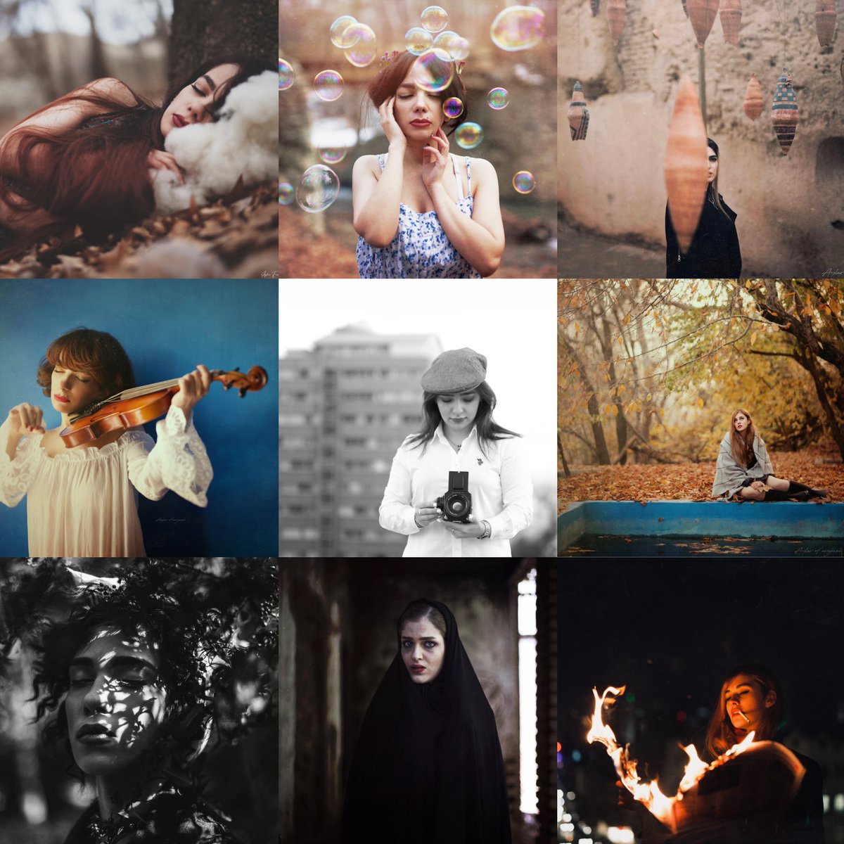 I’m Aylar, I was born 1996 ,I’m a fine art Digital &amp; Analog (Film 120 , 135mm) photographer (since 2013) ,I'm studying Master of Art.
✨ I shoot my dreams or the stories that I make in my head!🔻foundation.app/@Aylarfarzaneh #nftphotographer #NFTartists