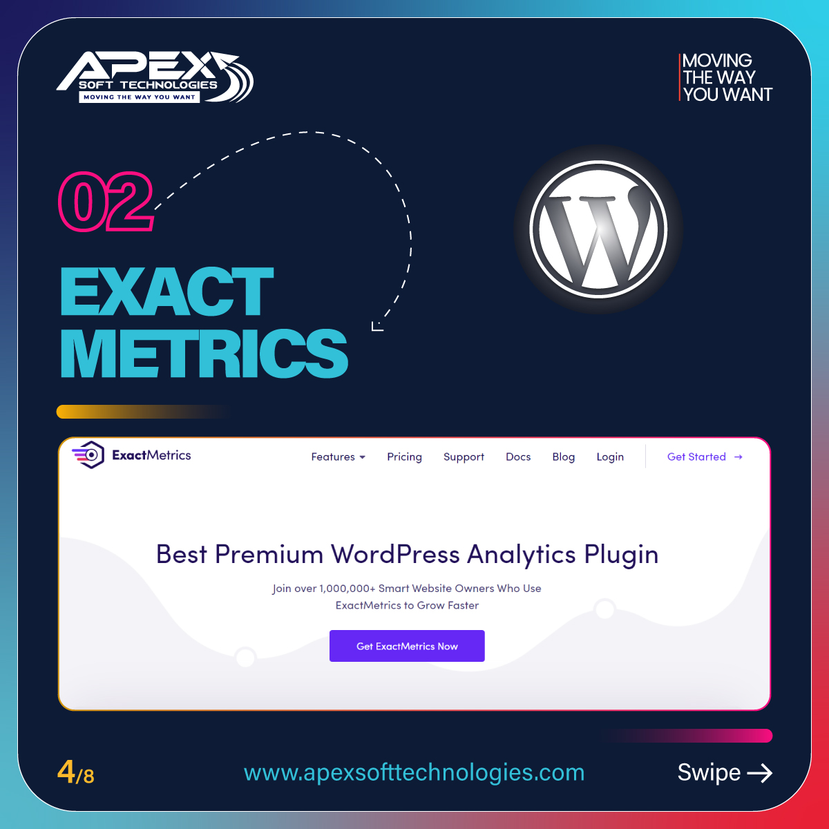 ApexiansDotCom's tweet photo. Top Analytics Wordpress Plugins
By @ApexiansDotCom
.
.
.
.
#wordpress #googleanalytics #bestwordpressplugins #wptutorials #wpthemes #wordpressexpert #bestanalyticsplugins #wordpressdeveloper #wordpresswebsite #learnwordpress #wordpresswebsites https://t.co/Lvgi7grZba