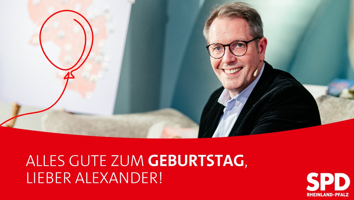 spdrlp's tweet photo. Lieber @Alex_Schweitzer, die herzlichsten Glückwünsche zum Geburtstag vom #TeamSPDRLP und alles erdenklich Gute! 🎉 Hab einen wundervollen Tag und lass es Dir gut gehen. 🎂 https://t.co/efHv2Kf5qX