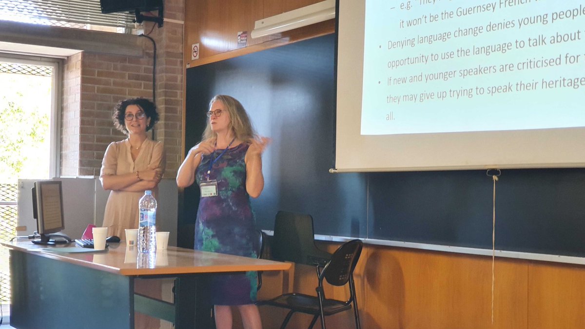 JustynaOlko's tweet photo. Self-empowerment in language revitalization can also include emancipation from colonial models of language planning and from assimilated colonial ideologies &amp; attitudes; "Decolonising Language Revitalisation", our joint talk with Julia Sallabank at @icriml https://t.co/ePt9TALUsH