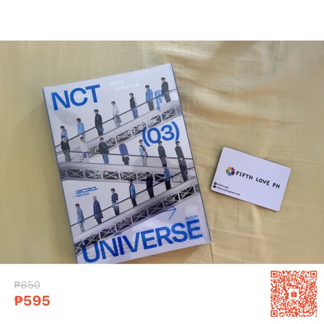 fifthloveph's tweet photo. wts lfb I'm selling nct 2021 universe pb ver [sealed] at 30% off! ₱595 only. Get it on Shopee now! https://t.co/ecjszKhnl2 https://t.co/a10799XrMB