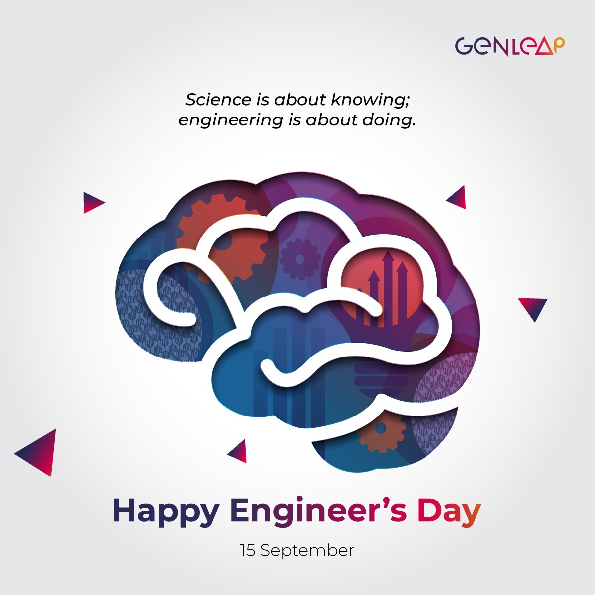 GenLeapOrg's tweet photo. On the occasion of #EngineersDay let’s reminisce the fact that engineers are required in every field. Tag all your Engineer friends.
Finding creative & practical solutions- GenDiscover
#genleap #engineersday #science #coding #GenDiscover #choices #careerdecisions https://t.co/9CQ8UBpjb9
