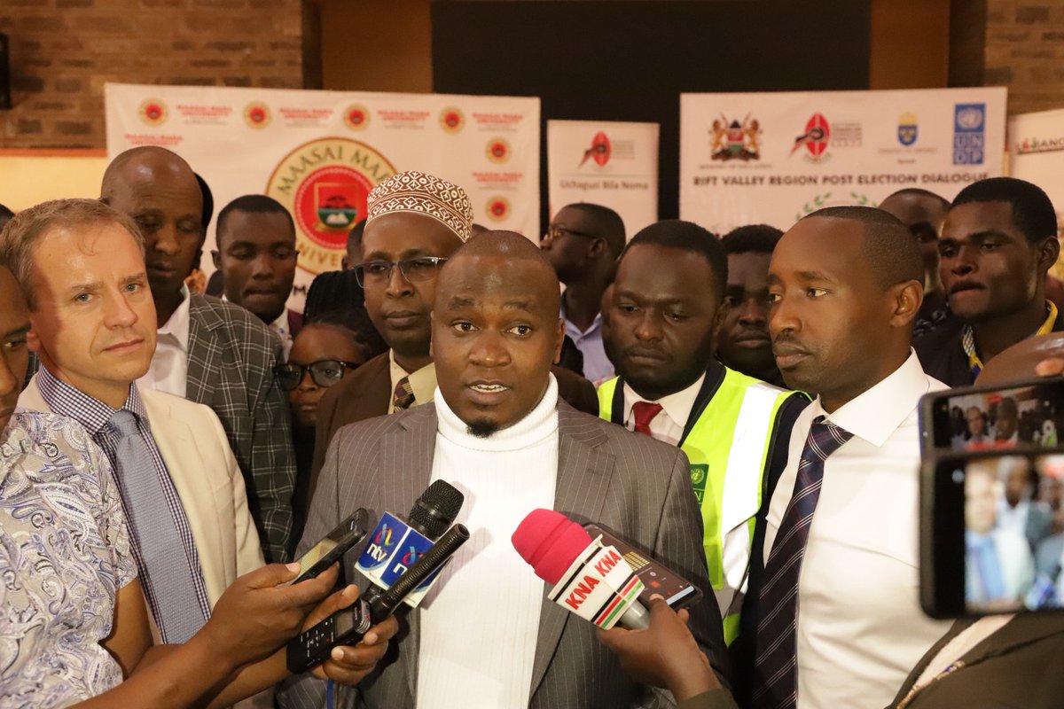 TheEyeMara's tweet photo. Commemoration of the International Day of democracy :  Day one of the Rift Valley Regional Post Election dialog underway @MMaraUniversity organized by @UcspakOfficial and attended by 40 class reps.  @SamwelBwire and @AndayiUstadh are following up https://t.co/qZ4uAZrw3l