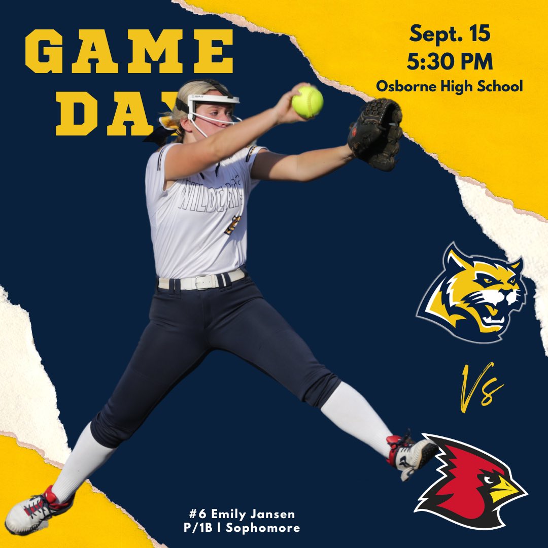 WHS_Fastpitch's tweet photo. Come out and support the Lady Wildcats as they take on Osborne today. Follow live on GameChanger. Go Cats! @WHSCatSports  @Wheeler_High https://t.co/Mu3N9lSNFo