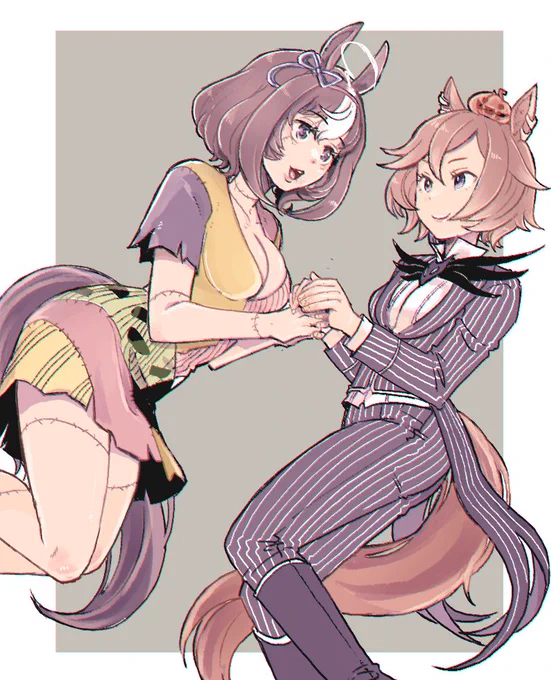 ドトウちゃんとオペさんのやつ
#最近フォローした方は知らない過去絵を晒す 
