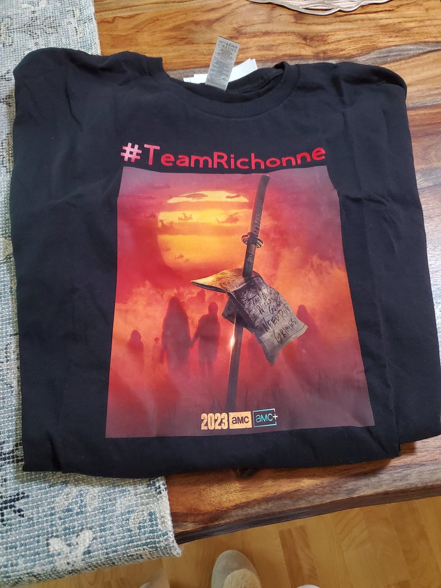 MrsGrimesGrant's tweet photo. @KRFCards! My #Richonne shirt arrived. 🔥🥰 Thank you!💃🏿 https://t.co/xMUnUu1cWu