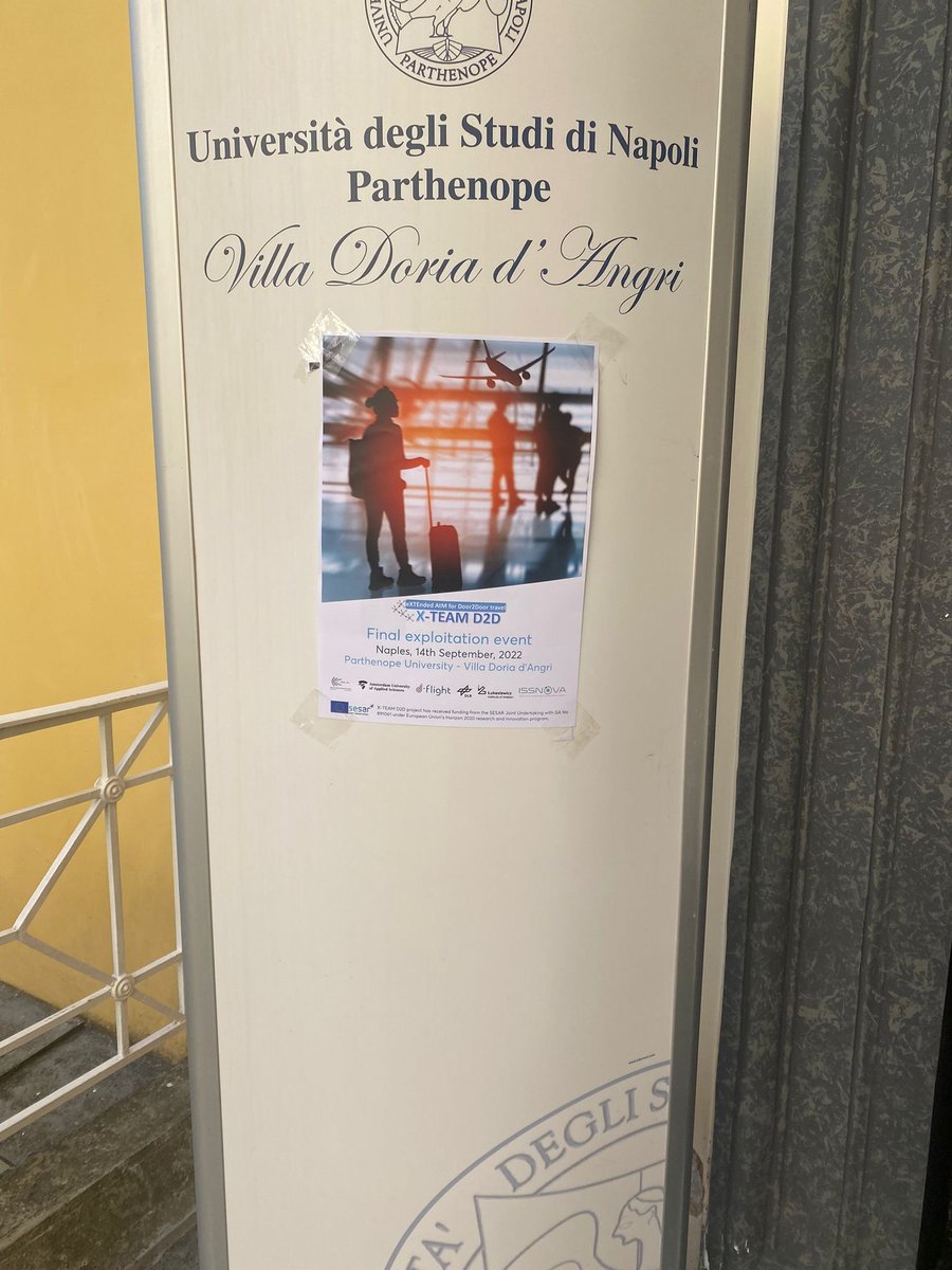 XTeamd2d's tweet photo. Project final event was held yesterday. Thanks to the project coordinator &amp; to partners.Thanks the stakeholders &amp; participants joining the event remotely and in presence @SESAR_JU @HorizonEU @modus_project @synairproject @ACI_EUROPE @AirportRegions @EUpassengers #bolognaairport https://t.co/CfaokMKebX