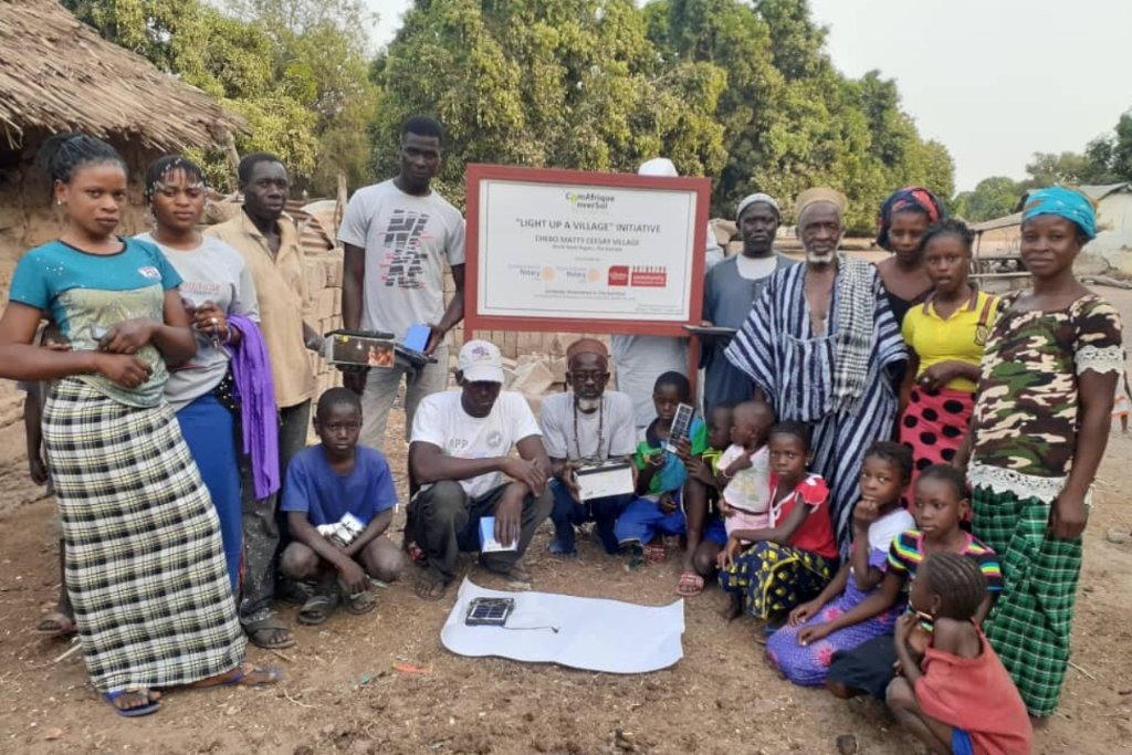 Two UK Rotary Clubs raised £2500 in 2021 to help light the village of Kerr Gido in The Gambia, supported by The Gambia Experience Community Development Programme. The project was completed in May 2022. Read more about it on our blog.
bit.ly/2R2PagV