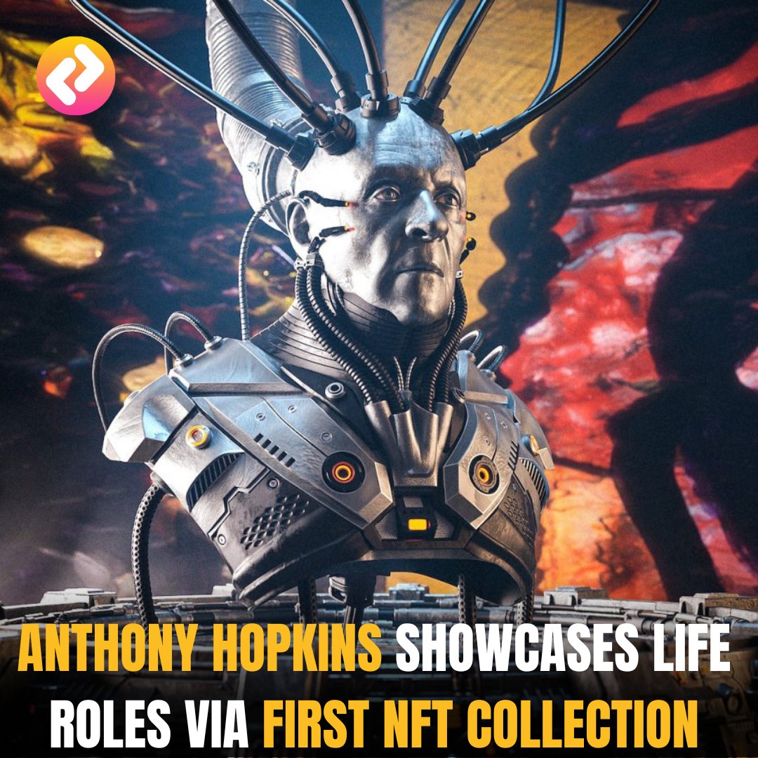 PRSProtocol's tweet photo. Oscar-winning actor and theater legend Sir Anthony Hopkins will present his artistic endeavors in an NFT project titled The Eternal Collection. Three tiers will be available: a 1/1 Iconic NFT, 10 Legendary animations, and 1,000 Distinguished PFPs. 
#nft #nftart #nfts #nftartist https://t.co/Z3K1PaN4Qw