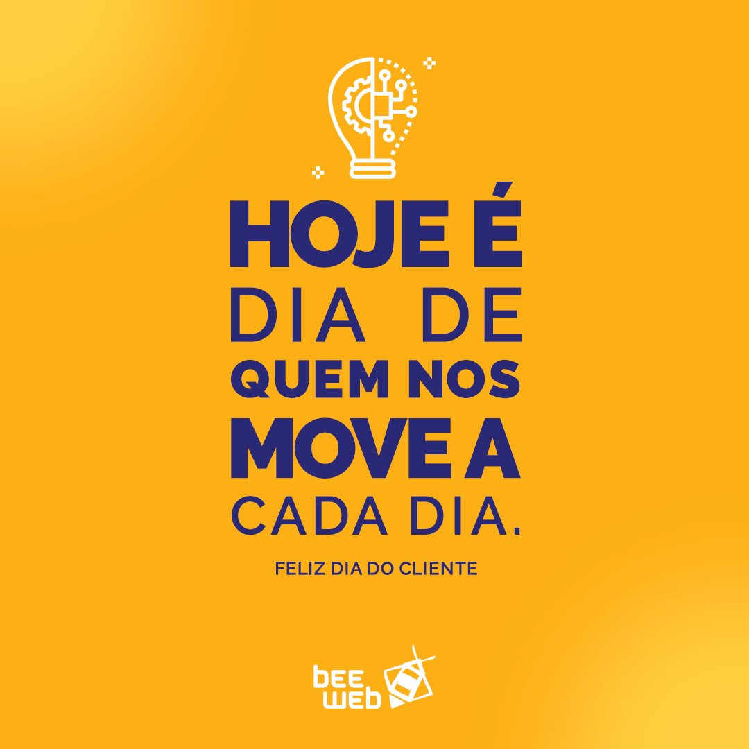 BeeWeb's tweet image. Feliz Dia do Cliente para todos aqueles que prestigiam nossos serviços, pois vocês são a razão do nosso sucesso e existência.
Somos muito gratos pela confiança e parceria.

#BeeWeb #20Anos #DiaDoCliente #Clientes