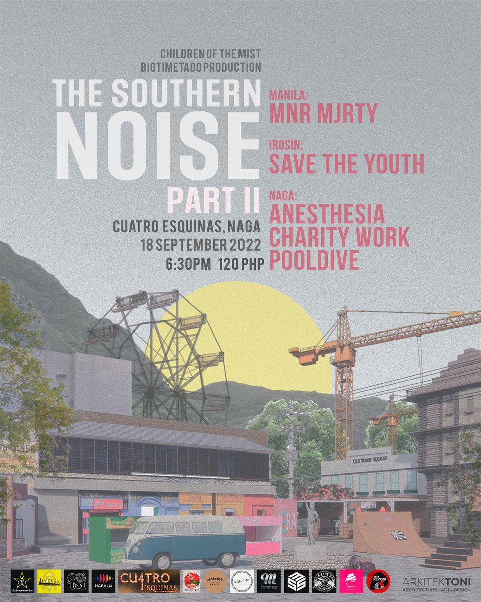 savetheyouthph's tweet photo. The Southern Noise!!
See you this weekend! https://t.co/JcKUvnPrHq