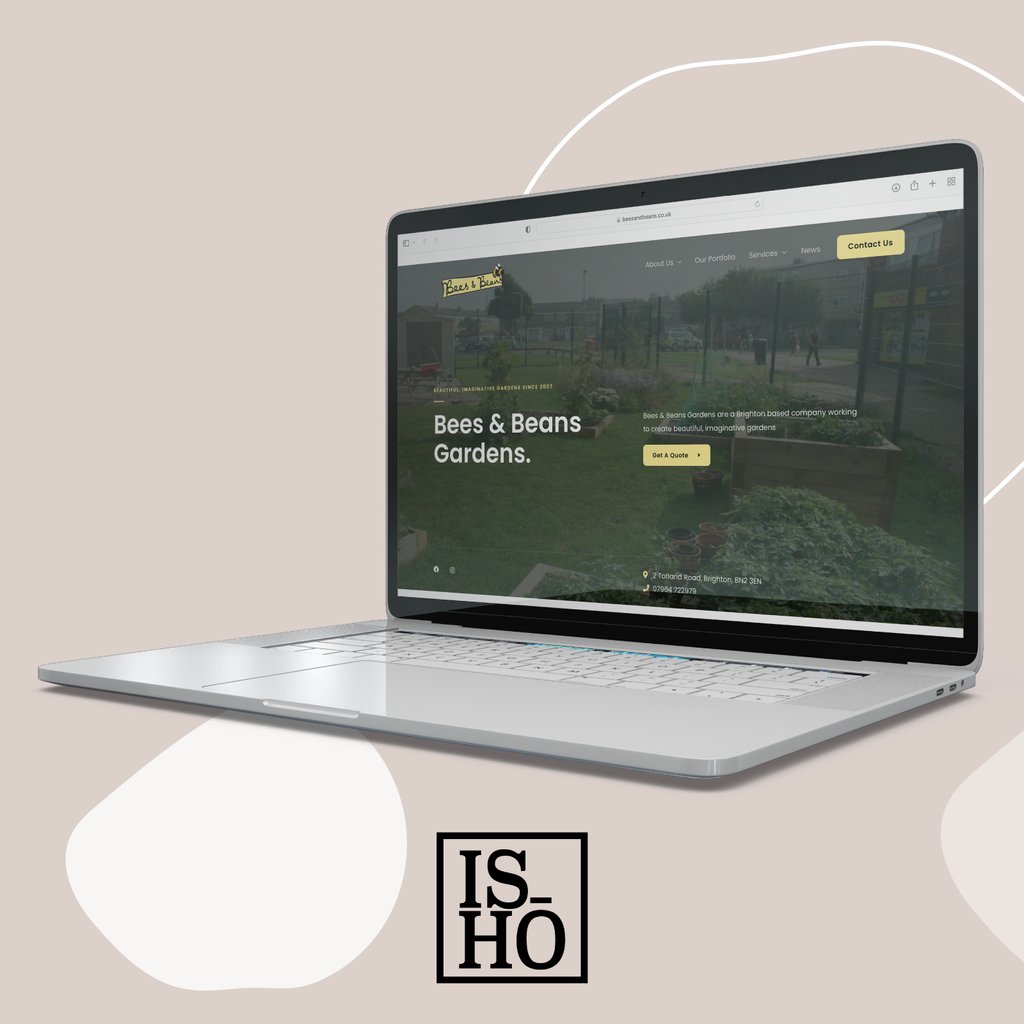 IshoCreative's tweet photo. No matter your industry or location, we'd love to work with you... 

Website for Brighton based Bees &amp; Beans 🐝 

We love the variety of clients we get to meet, so wherever and whoever you are, get in touch: enquiries@ishocreative.com https://t.co/68nMnzqlaW