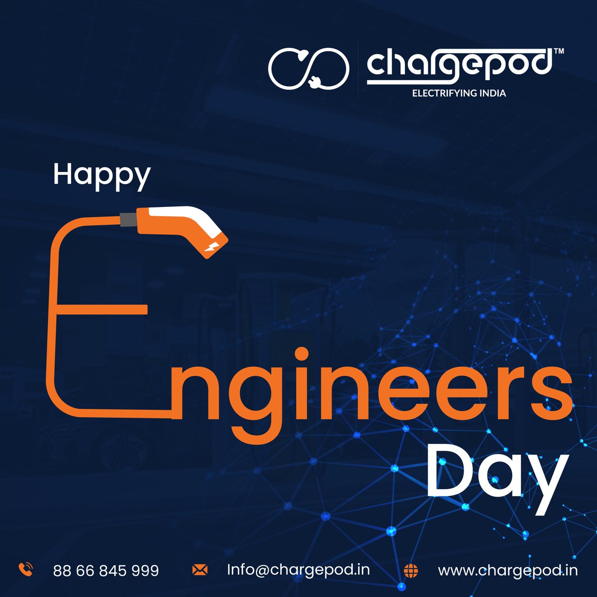 charge_pod's tweet photo. Team Charge pod wishes every engineer a very happy engineering day! We salute your great ideas and innovations that have truly changed our lives.
🌐https://t.co/VdfN4VCTXE
.
.
#engineeringday #engineering #Electric #EV #technology #electrifyingindia #indiabusiness #chargepod https://t.co/NveQ4tdnXo