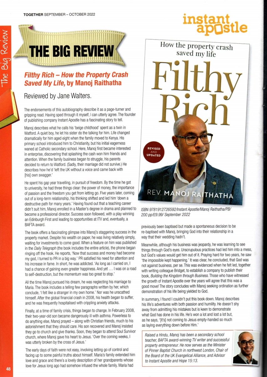 Thank you <a href="/CRT_Retreat/">CRT Events - Alexandra McDonald & Jon Adams</a> for the below review. Praying that my story of coming to faith in Christ will touch many lives.