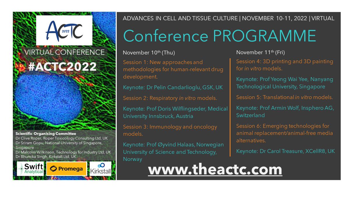 ACTC (@actcconference) on Twitter photo Speaker places are still available but not for very long...so hurry and grab your speaking place in this exciting virtual conference. <a href="/3DbioNet/">3dbionet</a> <a href="/3DBioImaging/">IBIN</a> <a href="/OrganOnAChip/">Organ-on-a-Chip Technologies Network</a> <a href="/QMULOOCC/">Queen Mary+Emulate Organs on Chips Centre</a> #3dbiology #3dbioprinting #MPS #invitro #ACTC2022
thactc.com Speaker places are still available but not for very long...so hurry and grab your speaking place in this exciting virtual conference. <a href="/3DbioNet/">3dbionet</a> <a href="/3DBioImaging/">IBIN</a> <a href="/OrganOnAChip/">Organ-on-a-Chip Technologies Network</a> <a href="/QMULOOCC/">Queen Mary+Emulate Organs on Chips Centre</a> #3dbiology #3dbioprinting #MPS #invitro #ACTC2022
thactc.com