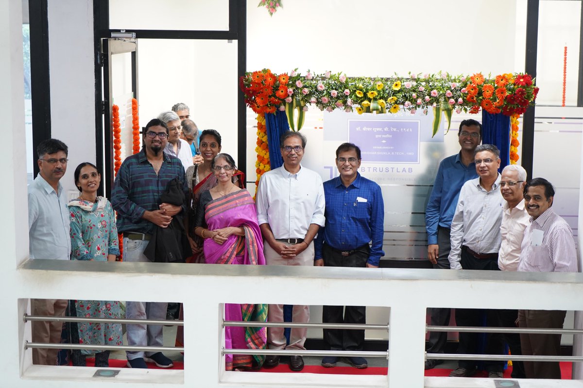 iitbombay's tweet photo. On Sept 15, #IITB launched the #IITBombayTrustLab, a major foundational initiative towards a trustworthy digital environment and a secure &amp; responsible Digital India. The Lab is supported by our alumnus @shridharshukla 
More at https://t.co/ObNh1rJ3SO 
@IITBTrustLab https://t.co/OGBYsxuyun