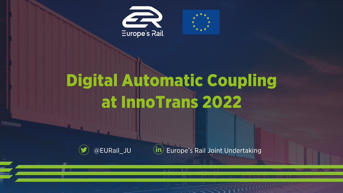 EURail_JU's tweet photo. #Digital automatic coupling is contributing to the #digitalisation &amp; #automation of #rail freight #transport in 🇪🇺.

Find out where you can find this 🔑 innovation at @Innotrans through our updated #EDDP webpage.

🔗https://t.co/ZXwJ40Iskn

#DACEU https://t.co/0MRHMRDPv2