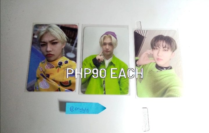 teumenelyn's tweet photo. WTS / LFB

Official SKZ photocards

MOP : Gcash
DOP : PAYO 
MOD : sco or Direct ggx

Comment "mine" or PM me https://t.co/75tljPyckp