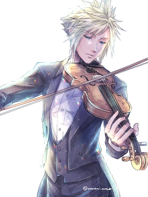 「スーツ ヴァイオリン」のTwitter画像/イラスト(新着)